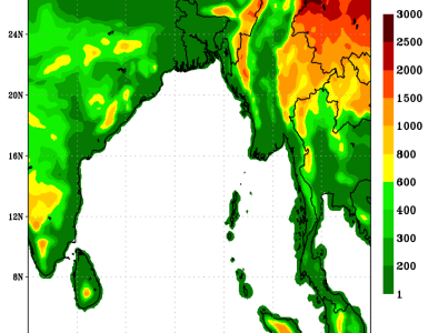 Model-Domain-used-in-WRF-for-Cyclone-Simulation-with-9-km-Resolution-The-Shading-gives Model-Domain-used-in-WRF-for-Cyclone-Simulation-with-9-km-Resolution-The-Shading-gives